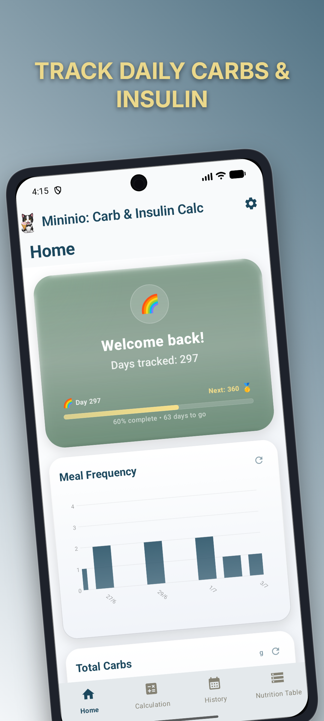 Home Screen Dashboard